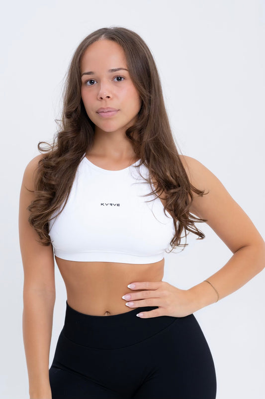 Contour Crop Halter Sports Bra
