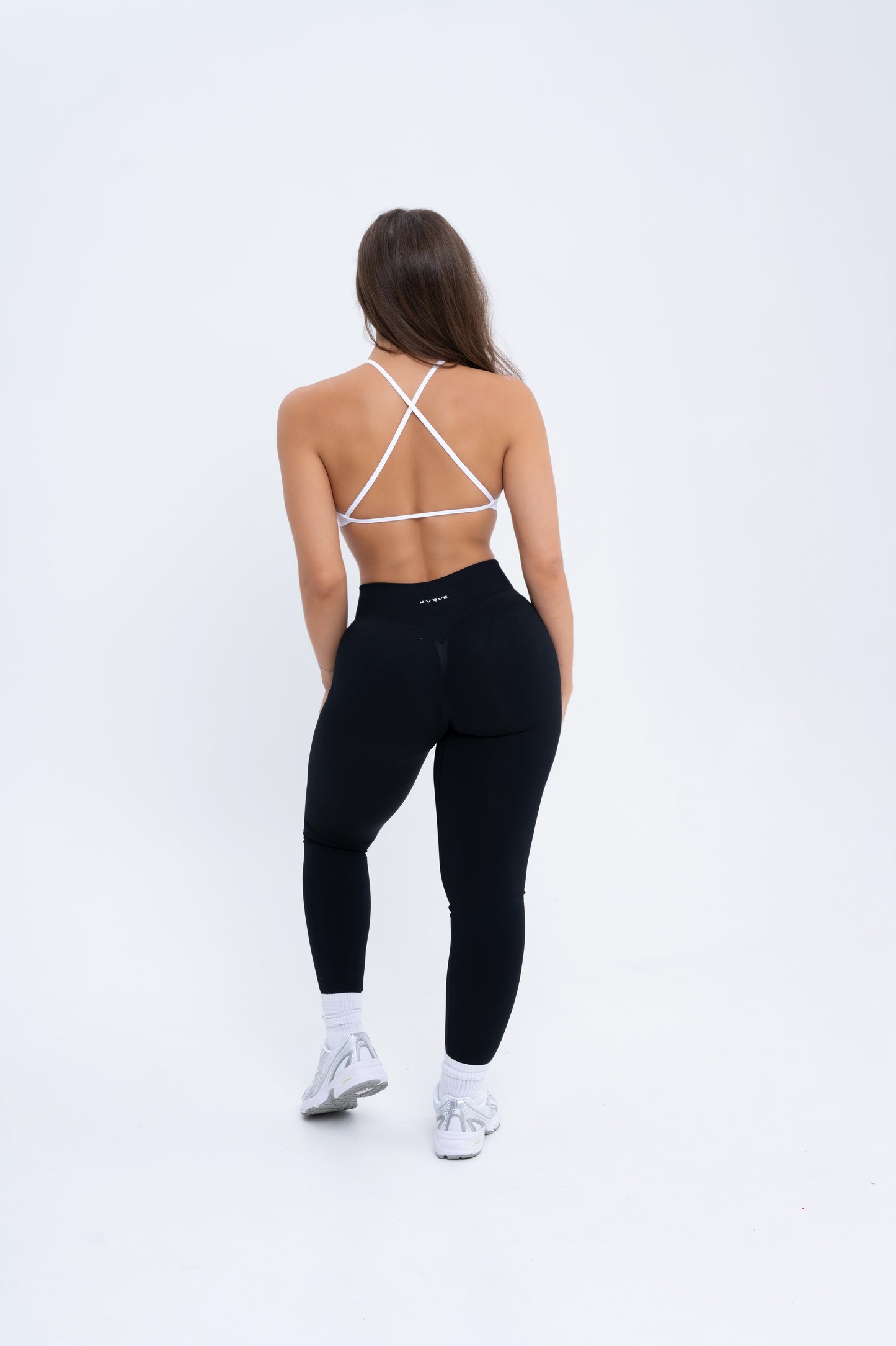 Contour Crop Halter Sports Bra